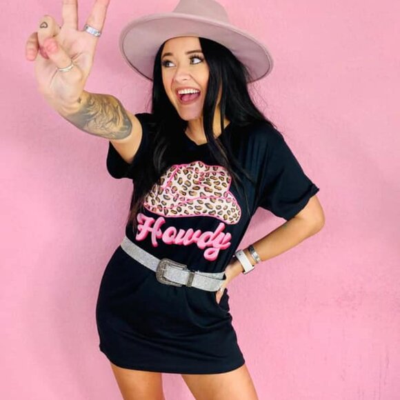 Bella Canvas Dresses & Skirts - Howdy Graphic Tshirt Dress